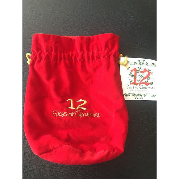 Two's Company 12 Days Of Christmas Mini Needlepoint Ornament Replacement Bag - Picture 1 of 3
